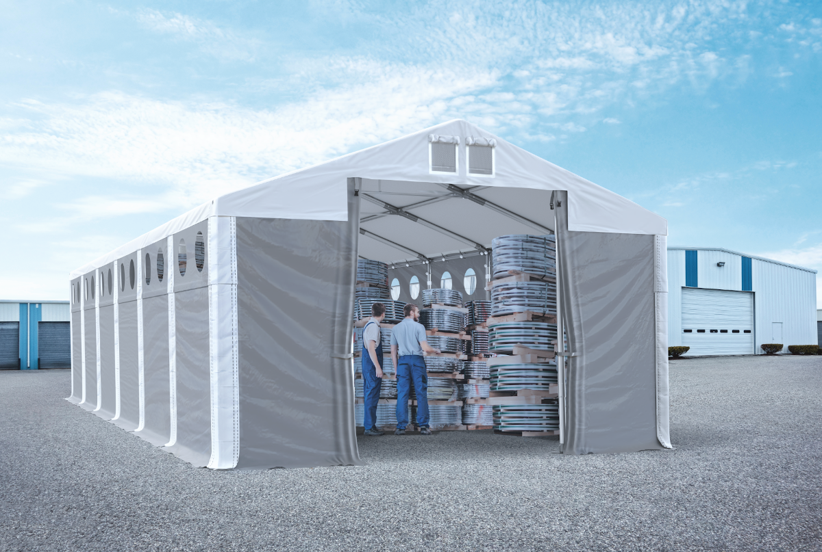 Uniwersalne namioty magazynowe dla różnych branż