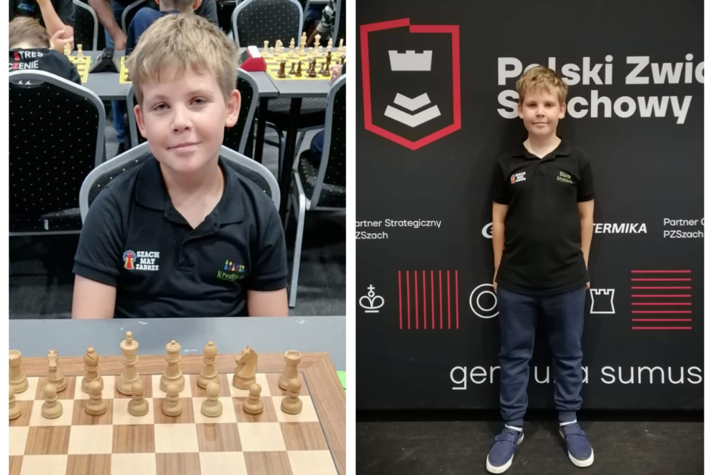 Sukces 10-letniego zabrzanina na Mistrzostwach Polski Juniorów w Szachach Szybkich!