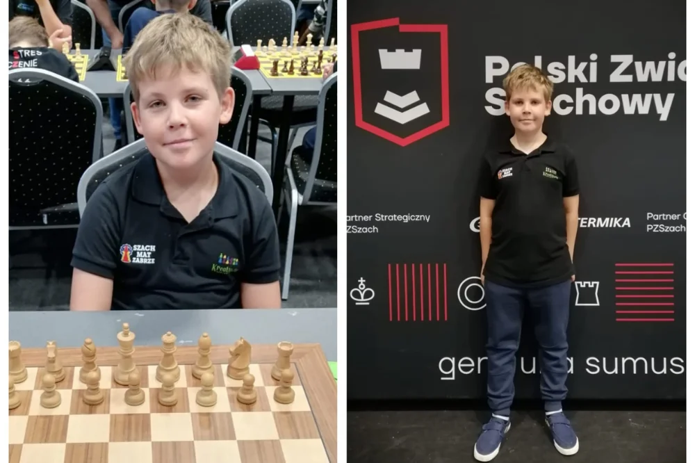 Sukces 10-letniego zabrzanina na Mistrzostwach Polski Juniorów w Szachach Szybkich!