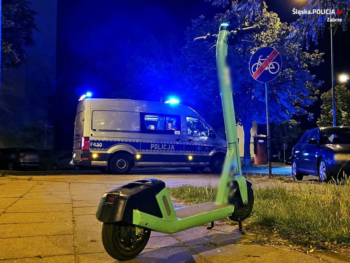 2500 zł mandatu za przejażdżkę na hulajnodze elektrycznej po alkoholu!