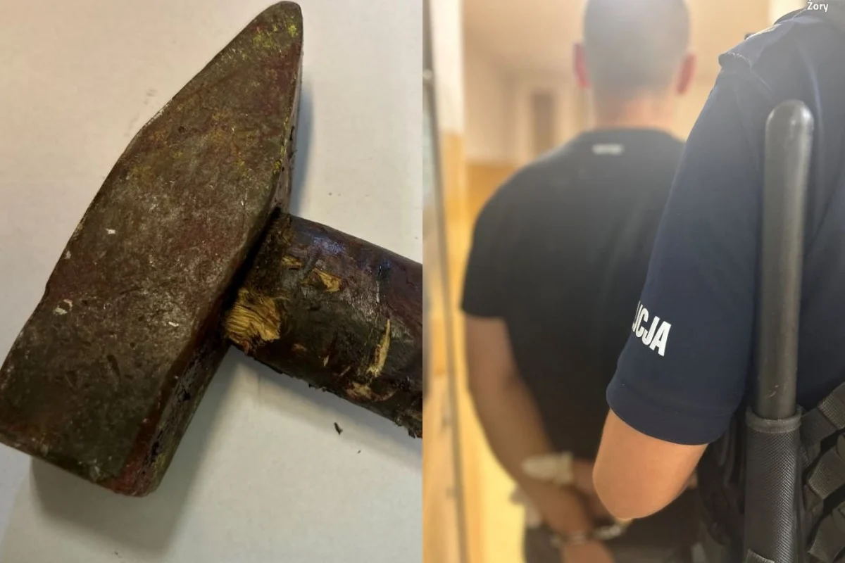 Szokujący napad na osiedlowy sklep w Żorach. Mężczyzna z młotkiem sterroryzował pracownicę