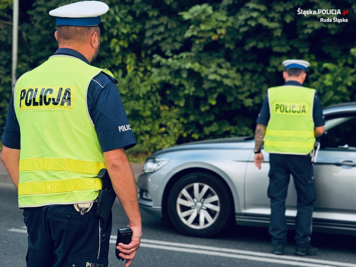 Rudzcy policjanci dbali o bezpieczne powroty z wakacji