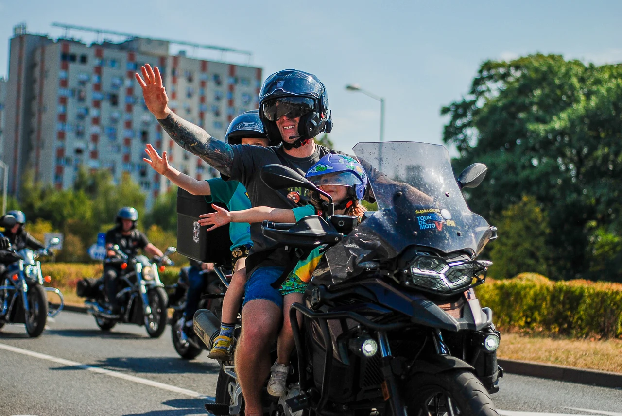 Parada motocykli na zakończenie lata w Katowicach [FOTORELACJA]
