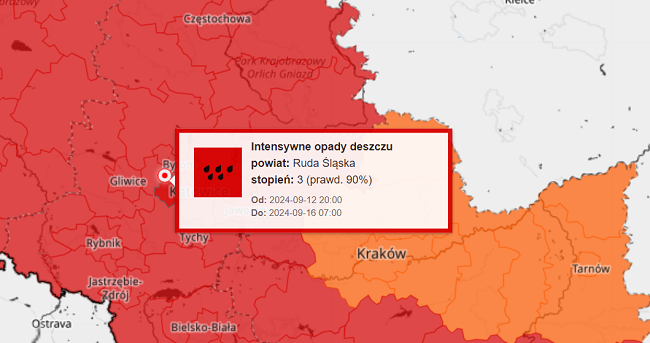 Alarm pogodowy dla Śląska. Jak się przygotować na nadchodzące warunki atmosferyczne?