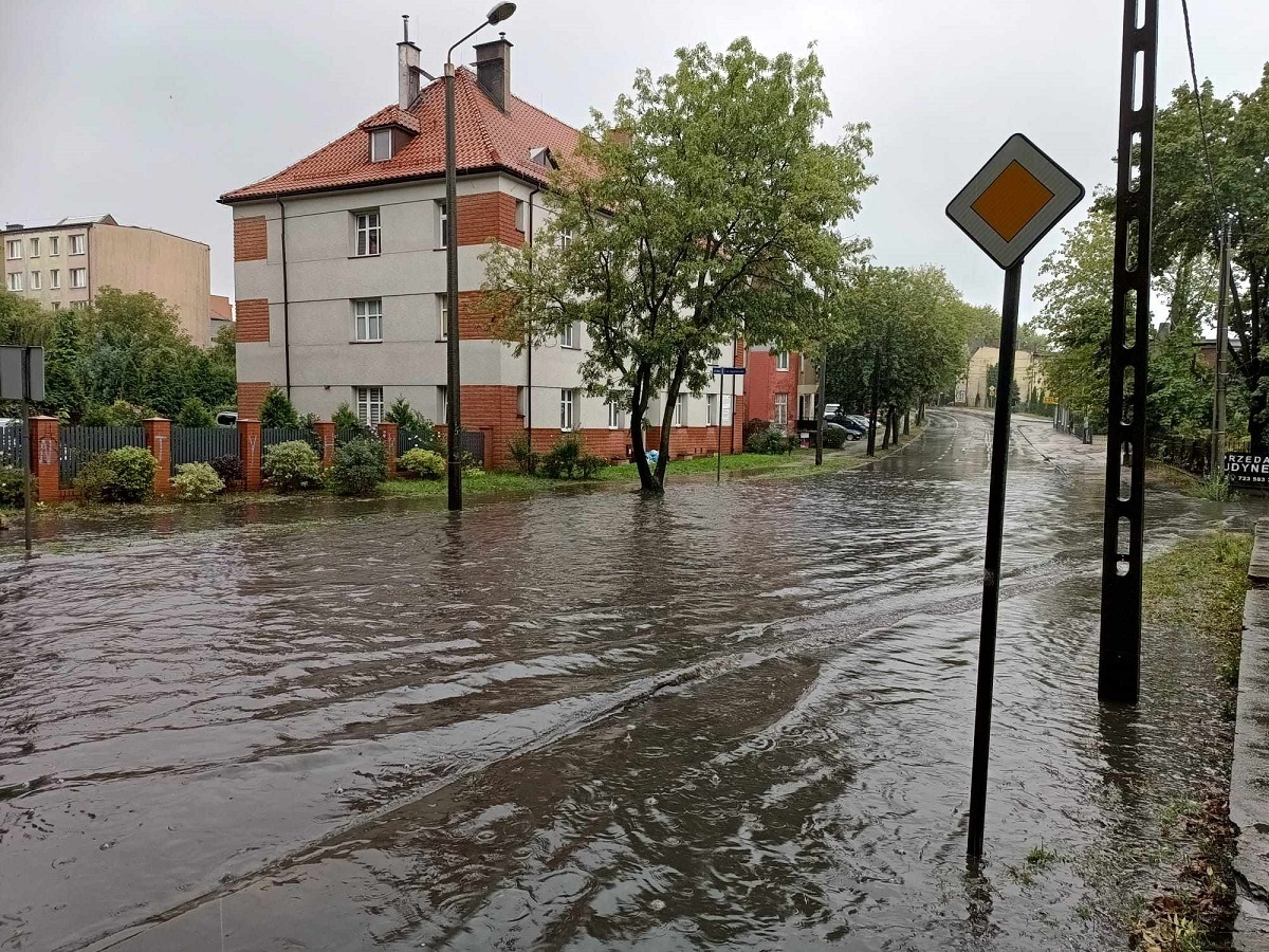 Ekstremalne opady nad Rudą Śląską 8