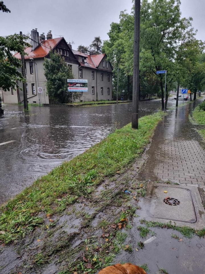 Ekstremalne opady nad Rudą Śląską 10