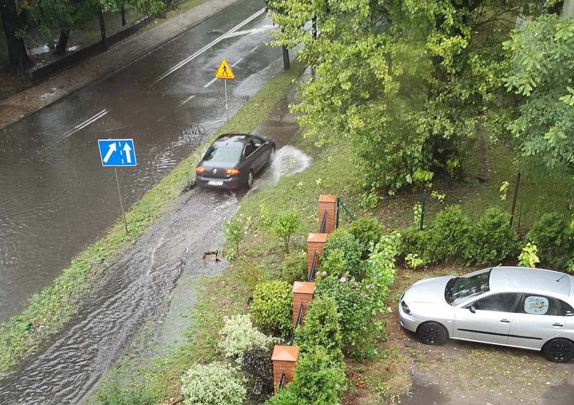 Ekstremalne opady nad Rudą Śląską 13