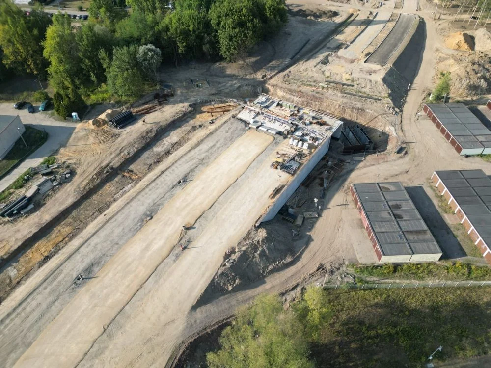 Praca wre! Zakończenie budowy N-S od DTŚ do ulicy Magazynowej coraz bliżej