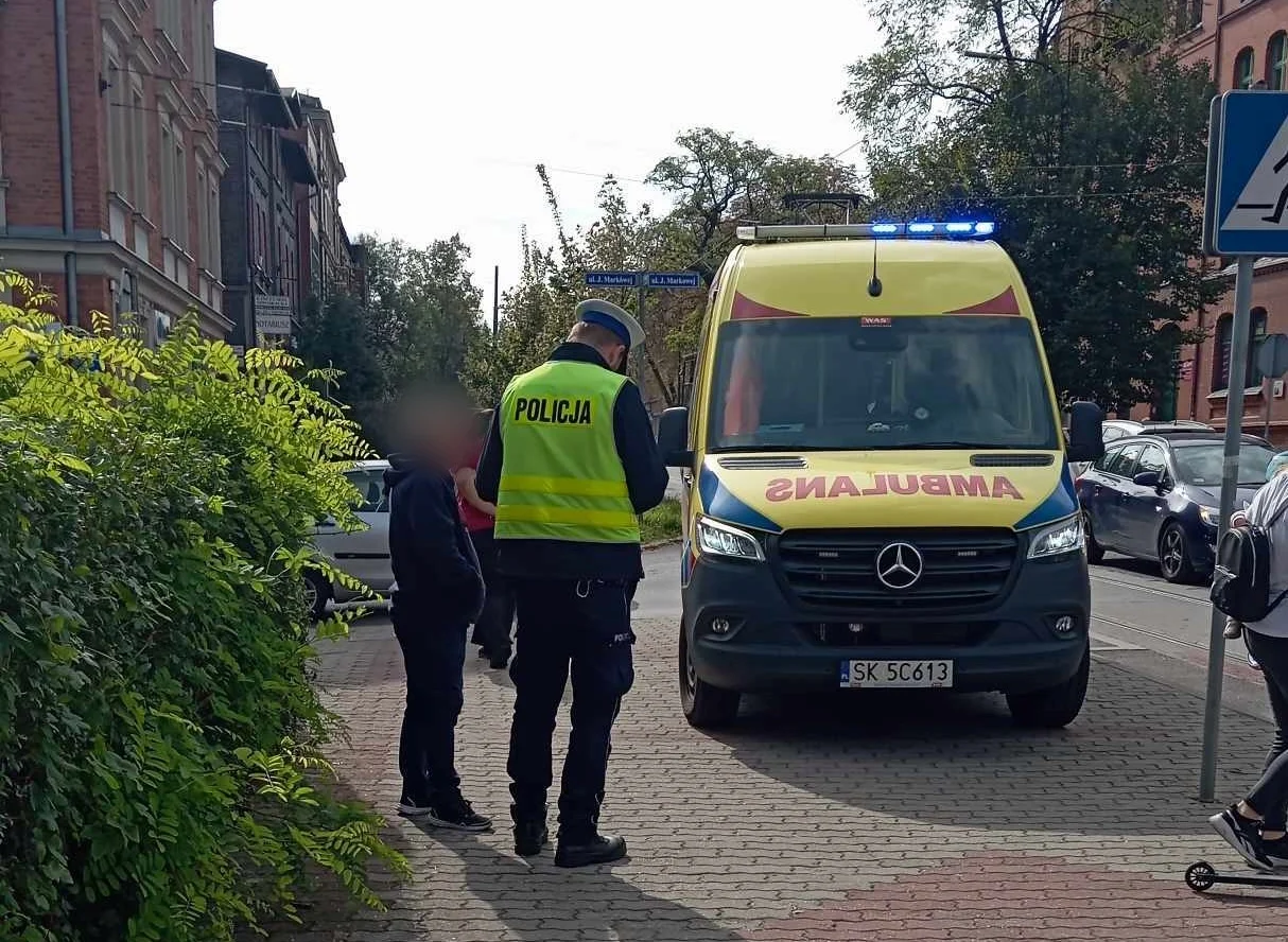 Potrącenie na pasach na ul. Niedurnego w Rudzie Śląskiej. Mogą występować utrudnienia