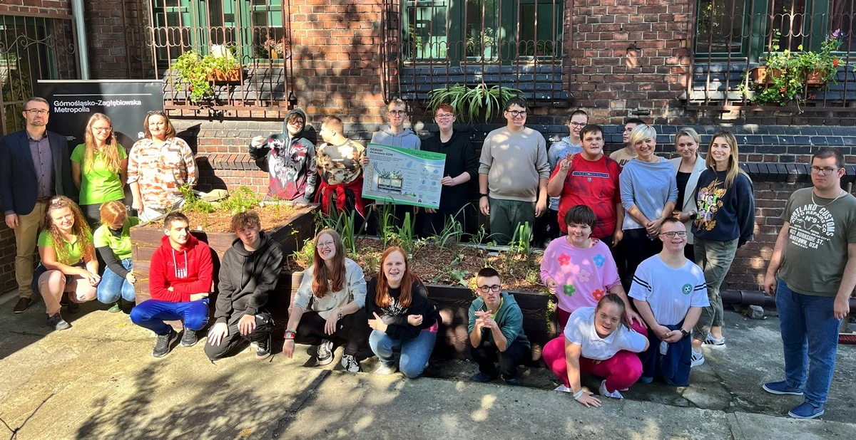 Ogród deszczowy w Zespole Szkół nr 7 w Rudzie Śląskiej [ZDJĘCIA]