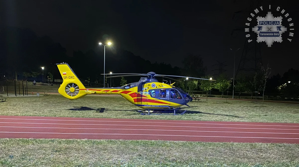 Eksplozja biokominka w Radzionkowie. Trzy kobiety ranne, w tym jedna zabrana śmigłowcem LPR