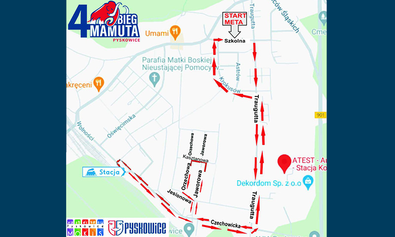 Przed nami IV Pyskowicki Bieg Mamuta. Kierowców czekają utrudnienia drogowe