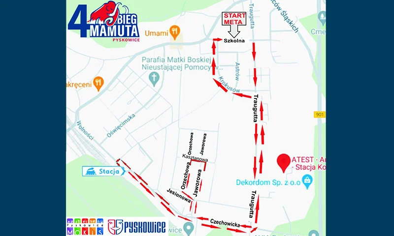 Przed nami IV Pyskowicki Bieg Mamuta. Kierowców czekają utrudnienia drogowe