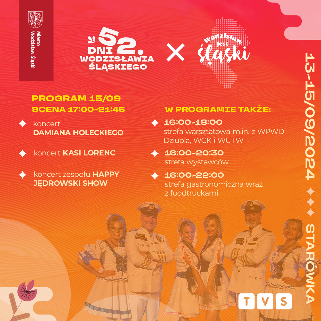 Święto Miasta: 52. Dni Wodzisławia Śląskiego - Program i atrakcje