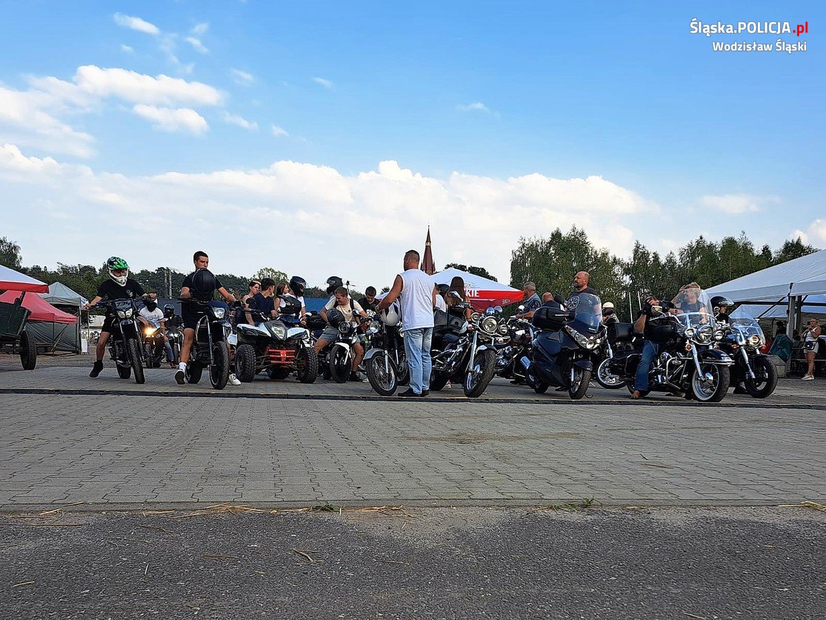 VII Marklowicki Zlot Motocykli z udziałem wodzisławskich policjantów