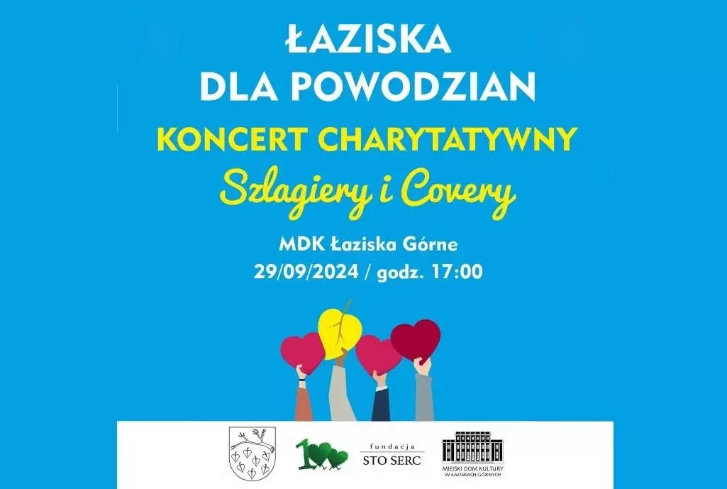 Koncert charytatywny Łaziska Dla Powodzian – Szlagiery i Covery już w niedzielę!