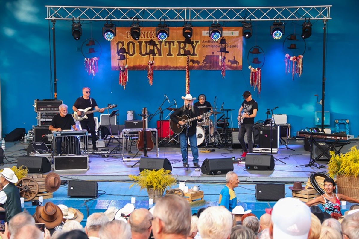 Muzyka Country podbiła serca Siemianowiczan w Parku Miejskim
