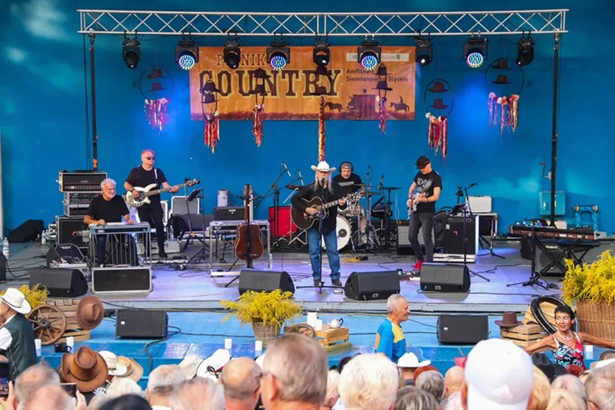 Muzyka Country podbiła serca Siemianowiczan w Parku Miejskim