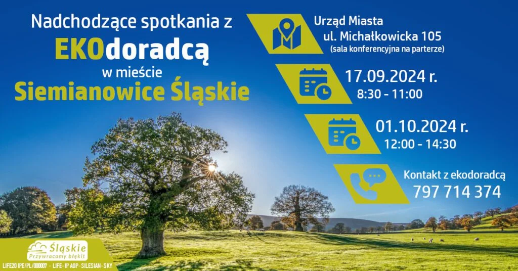 Spotkania z Ekodoradcą – Skorzystaj z bezpłatnych konsultacji