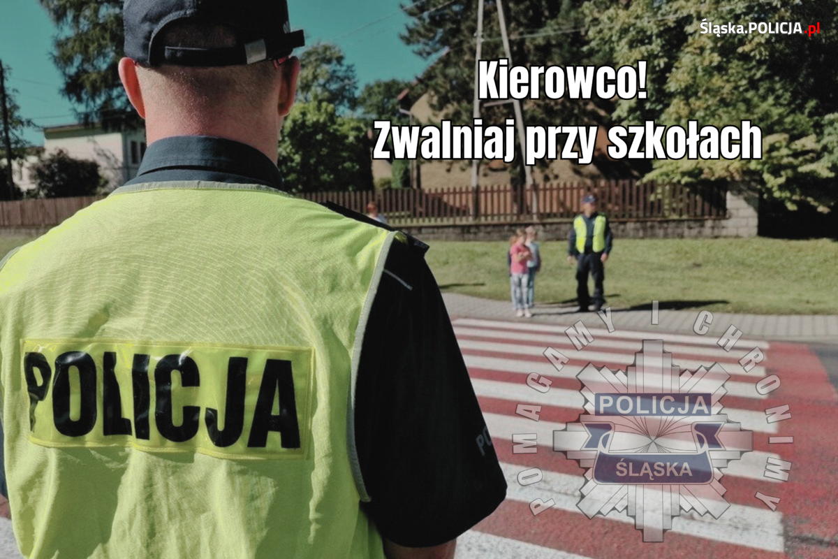 Tychy: Powrót do szkół – Policja apeluje o ostrożność na drogach