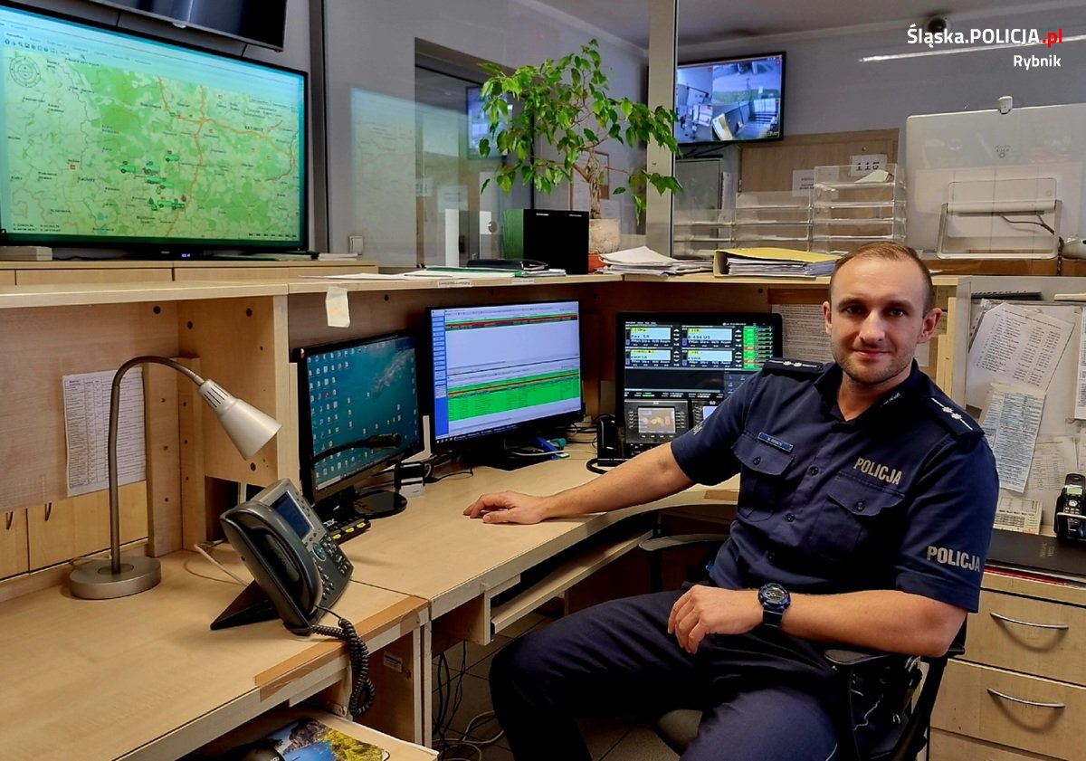 Dyżurny rybnickiej komendy na wolnym zatrzymał złodziejkę