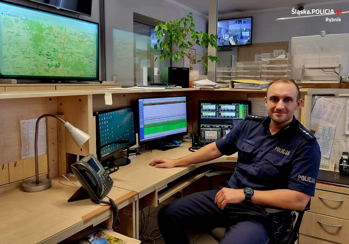 Dyżurny rybnickiej komendy na wolnym zatrzymał złodziejkę