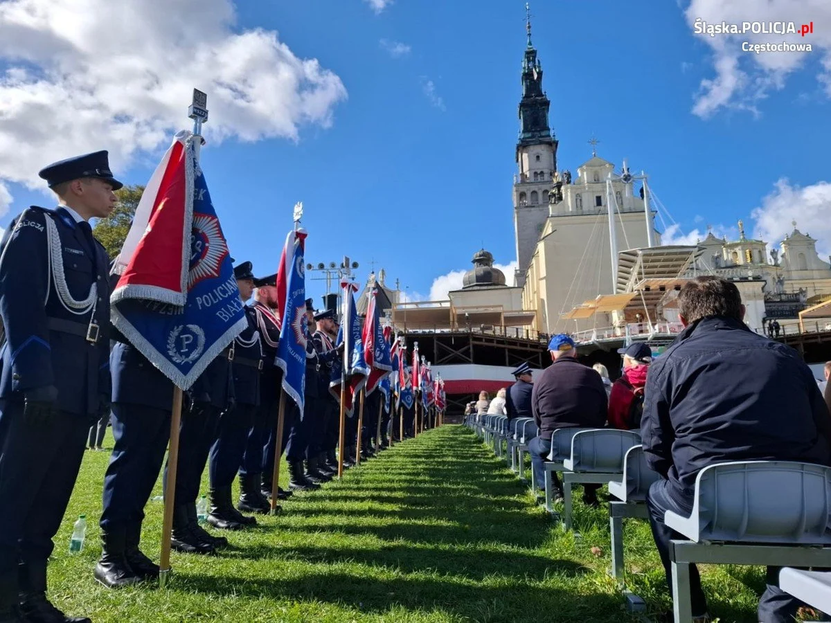 Rybniccy policjanci na Jasnej Górze. XXIII. Jasnogórskie Spotkania Środowiska Policyjnego