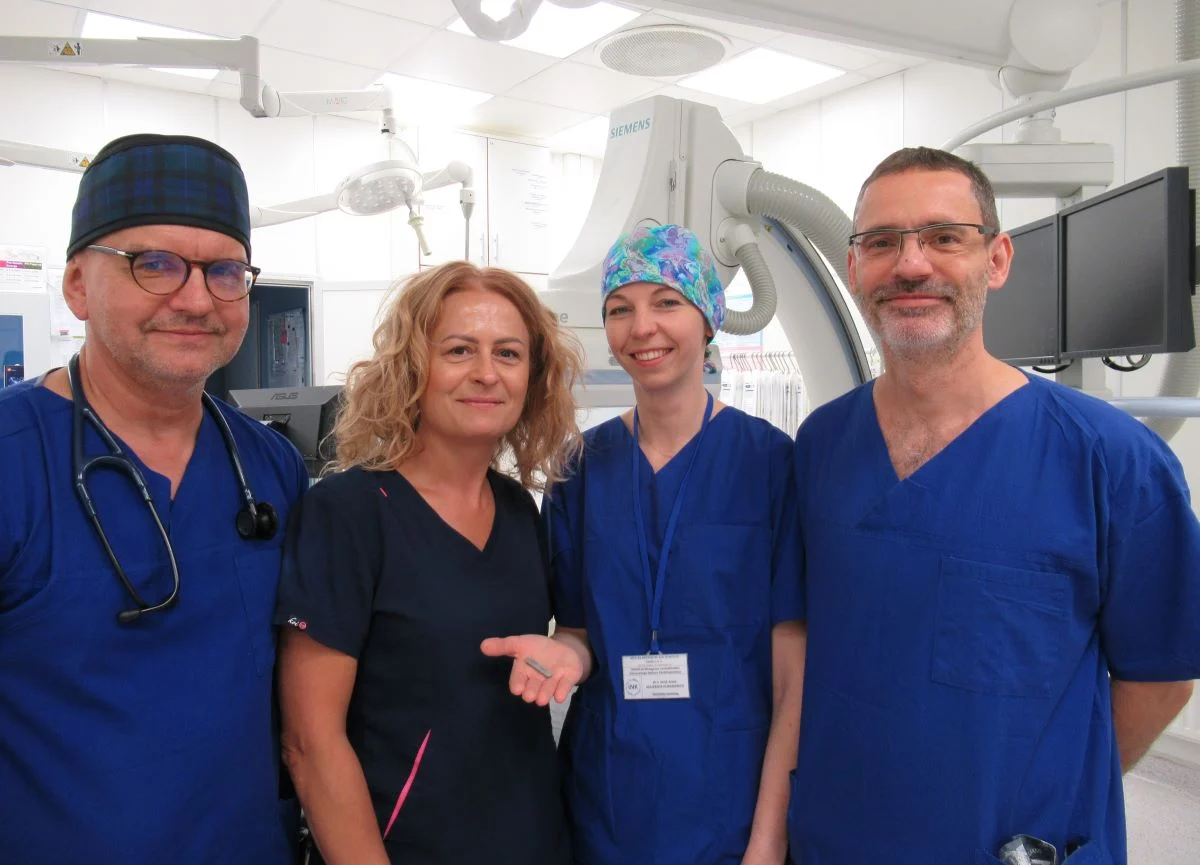 Nowość na gliwickiej kardiologii – urządzenie wielkości pendrive’a pomoże pacjentom