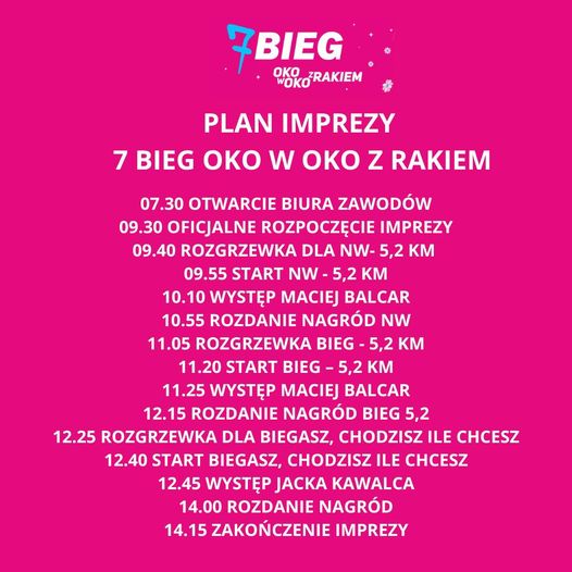 Przed nami Bieg Fundacji Oko w Oko z Rakiem!