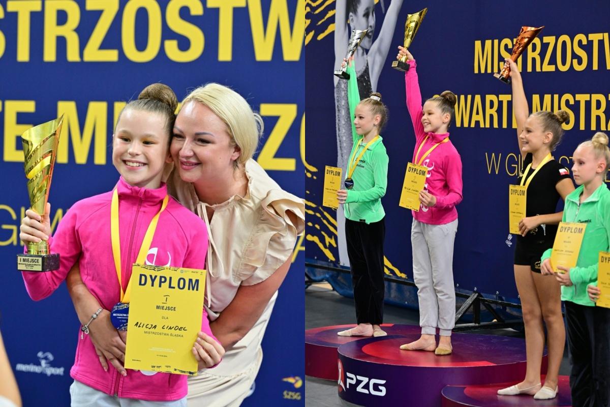 Mistrzyni Śląska w gimnastyce artystycznej
