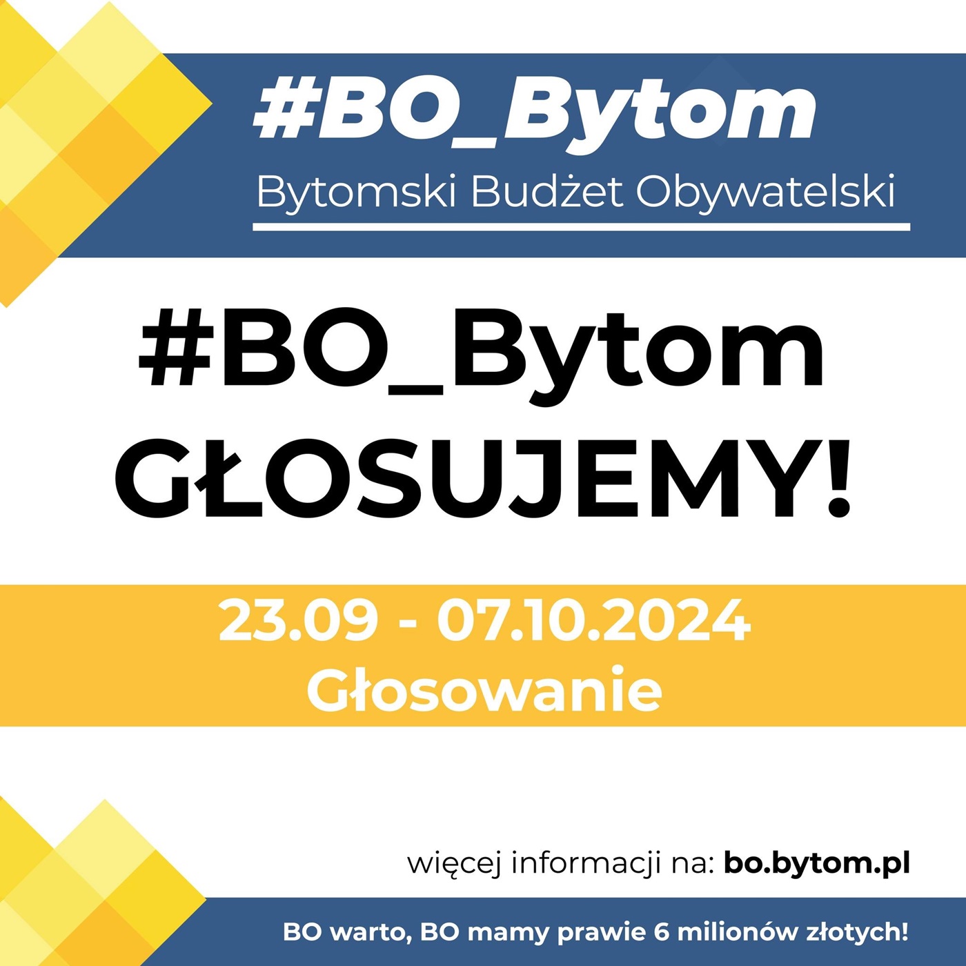 Twoje miasto, twój głos – ruszył Bytomski Budżet Obywatelski