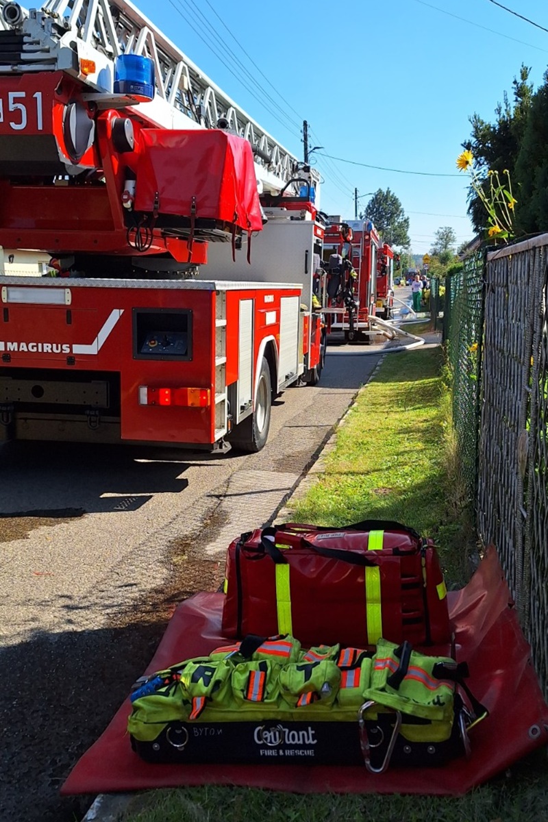 Pożar domu jednorodzinnego w Bytomiu – szybka interwencja straży pożarnej