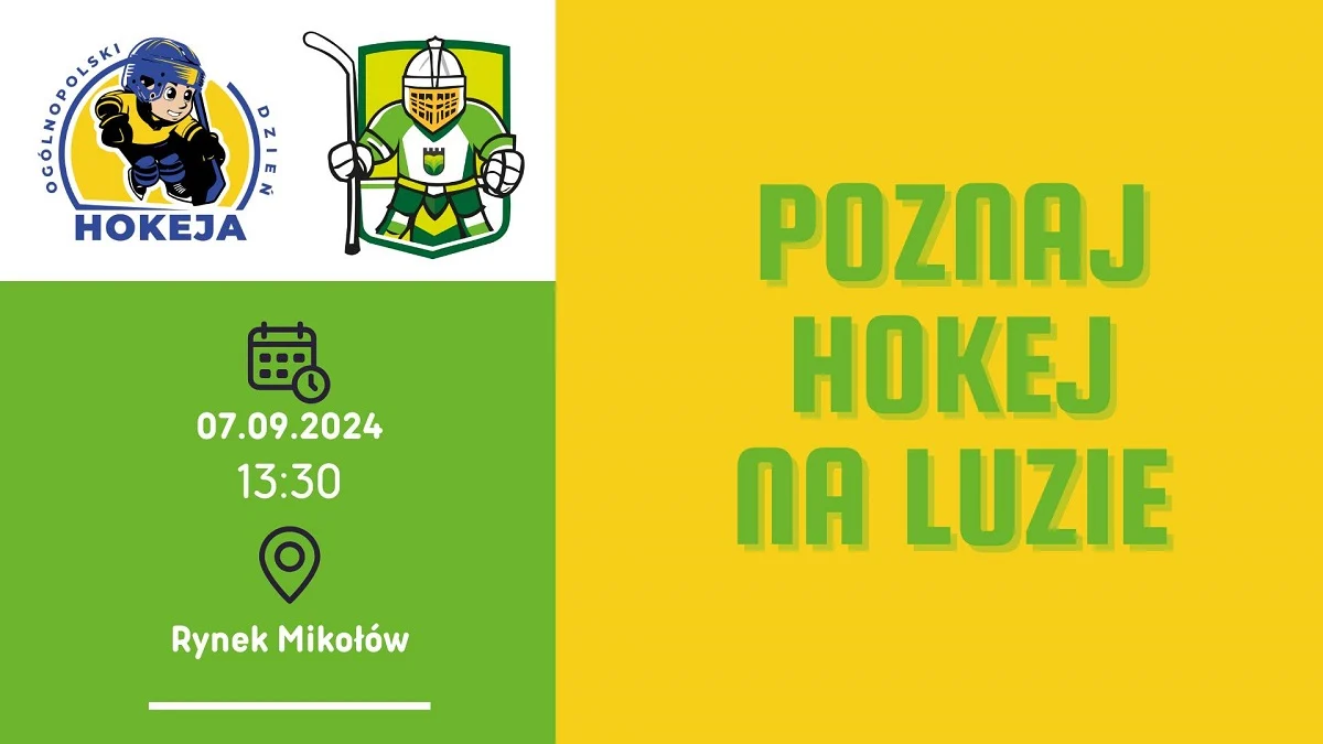 Dzień Hokeja na mikołowskim Rynku. Wielkie sportowe emocje już w sobotę!