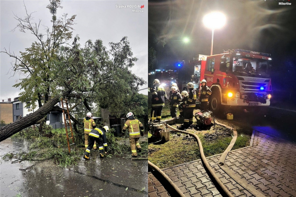 Policjant i strażak sierż. Dziędzioł ratuje mieszkańców powiatu mikołowskiego