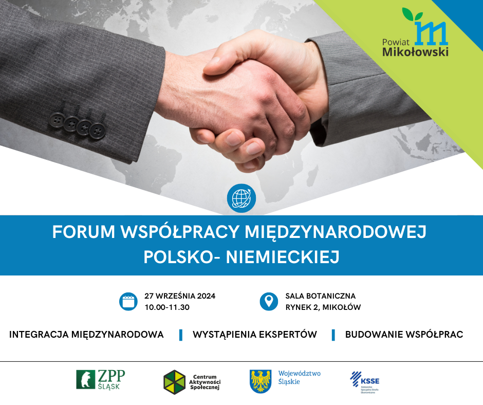 Biznes na arenie międzynarodowej – Polsko-Niemieckie Forum Współpracy w Mikołowie