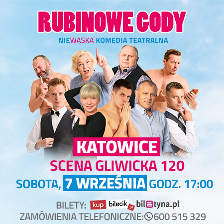 "Rubinowe gody" - komediowy hit teatralny już 7 września w Katowicach!