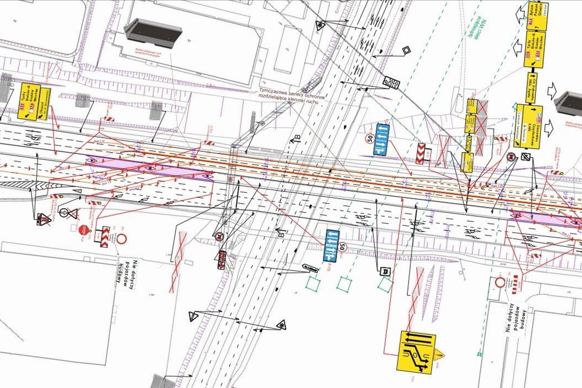 Aktualizacja GDDKiA: Przesunięcie rozbiórki wiaduktów na ul. Bohaterów Monte Cassino