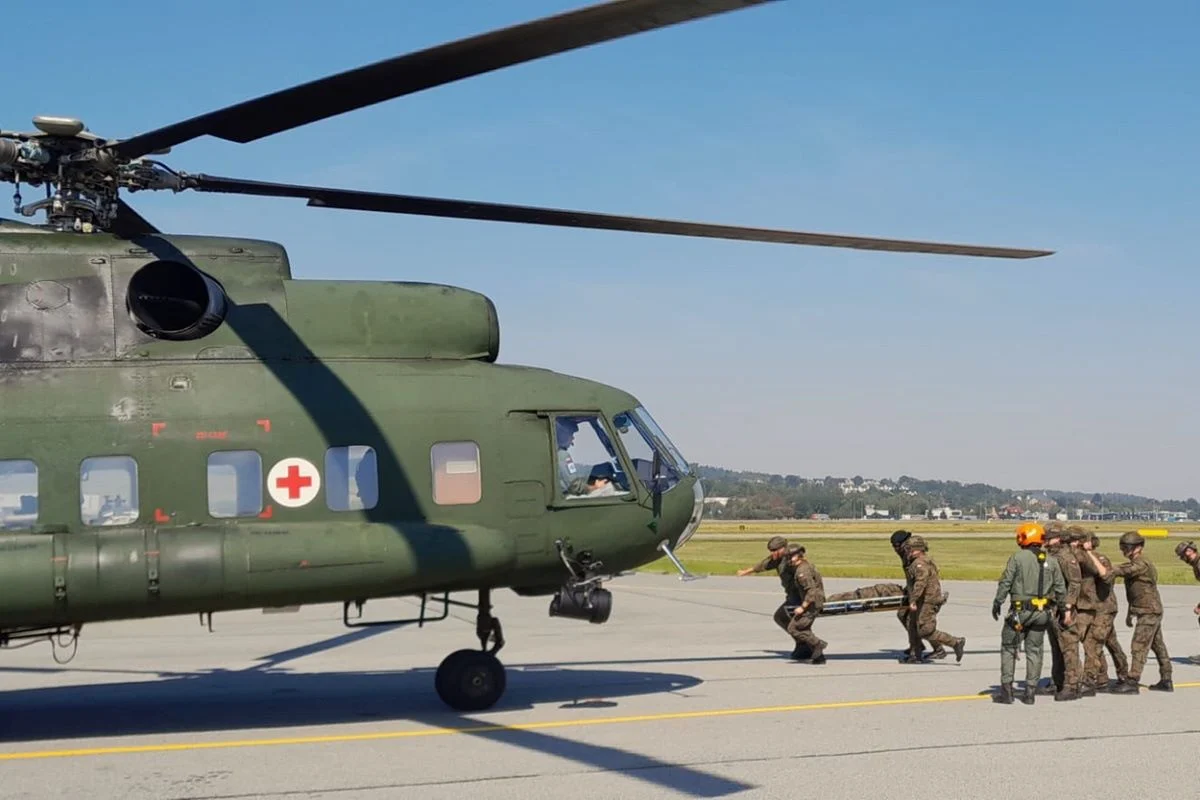 Szkolenie praktyczne 13 ŚBOT ze śmigłowcem Mi-8