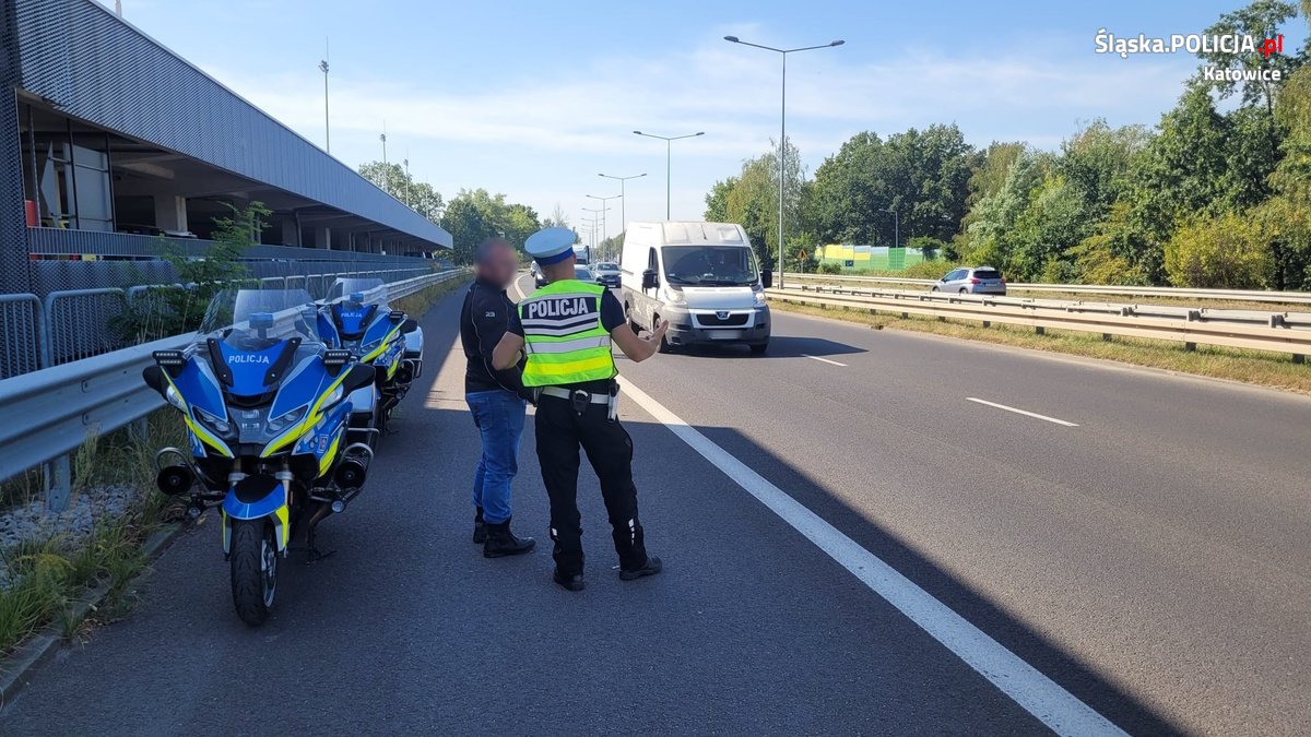 "Bezpieczny motocykl" w Katowicach: 40 kontroli i 18 wykroczeń