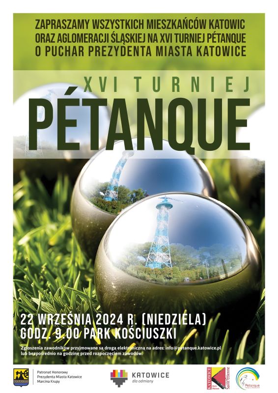 XVI Turniej Petanque o Puchar Prezydenta Katowic – rywalizacja już 22 września