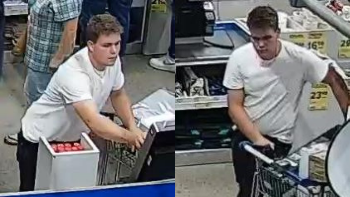 Kryminalni z Katowic poszukują podejrzanego o kradzież w markecie budowlanym