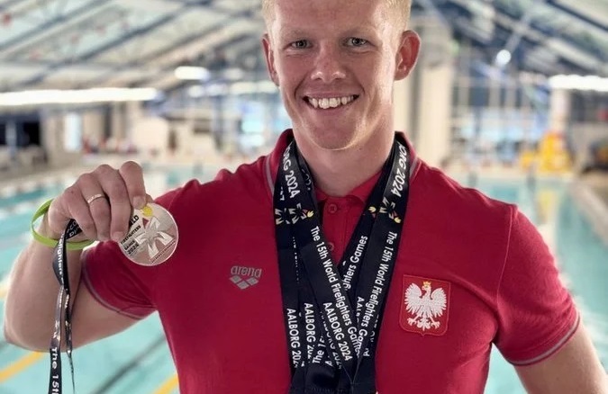 Żorzanin Krzysztof Drózd zdobył 5 medali na Światowych Igrzyskach Strażaków 2024!
