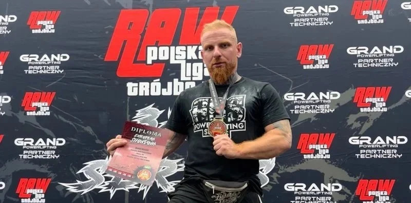 Dawid Raczek zdobył złoty medal w trójboju siłowym!