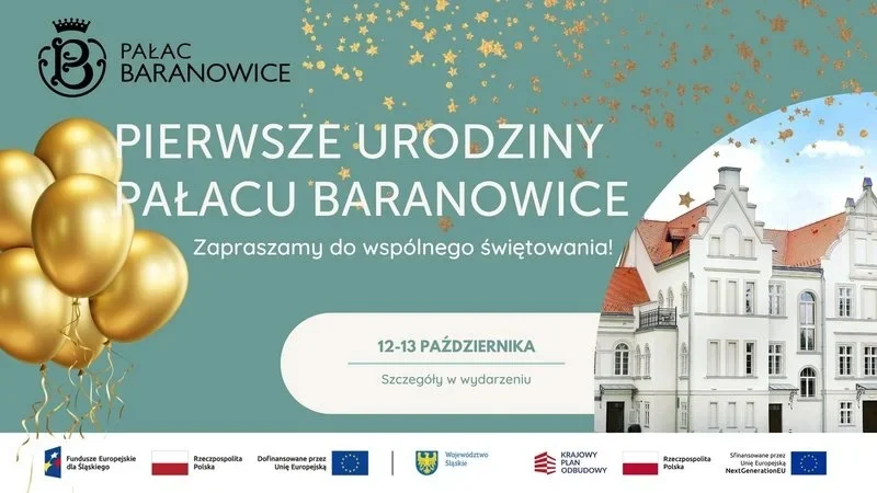 Pałac Baranowice świętuje pierwsze urodziny! Sprawdź program