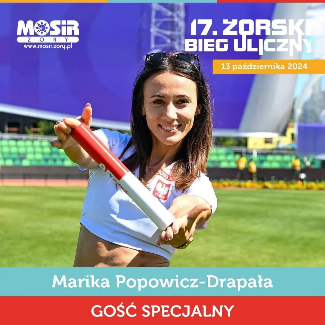 Marika Popowicz-Drapała gościem specjalnym 17. Żorskiego Biegu Ulicznego