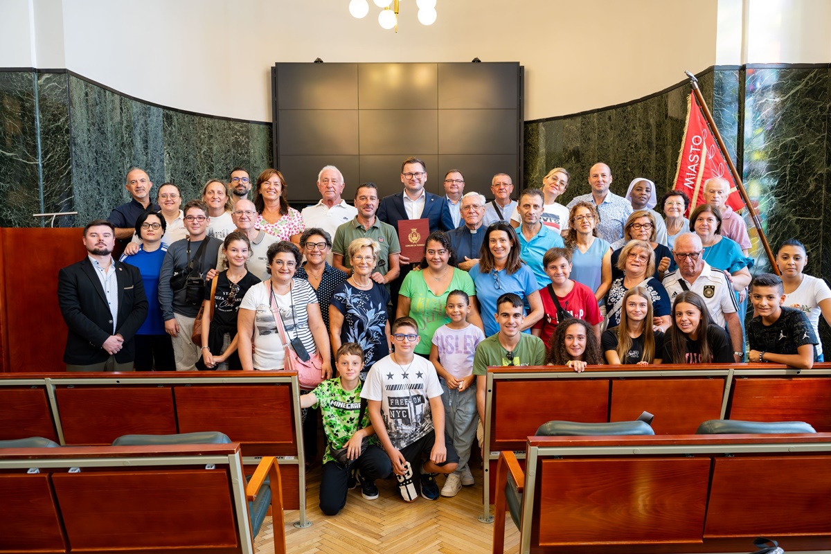 Włoskie spotkanie w sercu Chorzowa: Goście z Termoli wizytują miasto