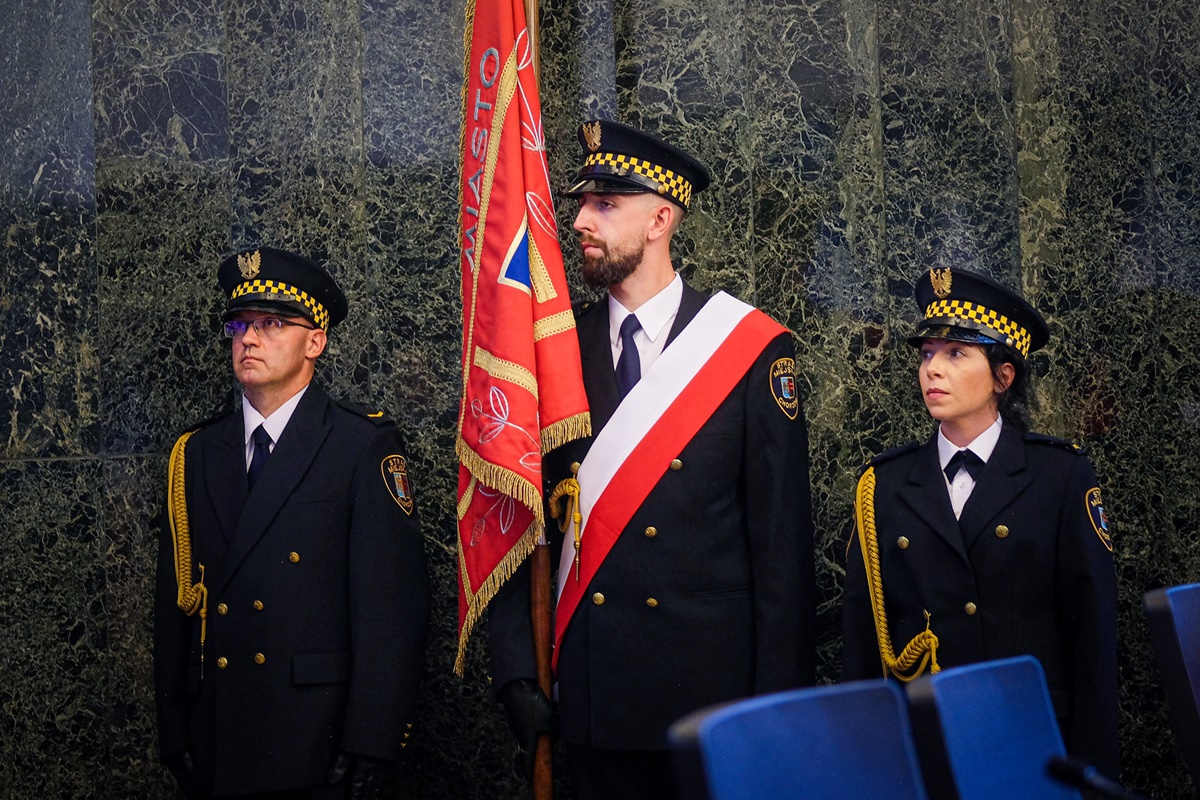 Uroczyste obchody 33. rocznicy powołania Straży Miejskiej w Chorzowie