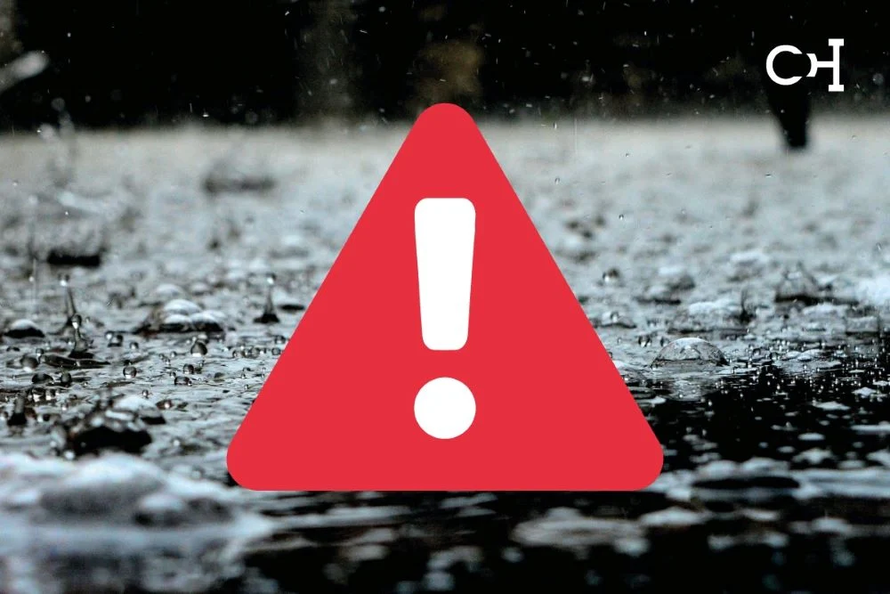 Ostrzeżenie 3. stopnia przed intensywnymi opadami w całym województwie!