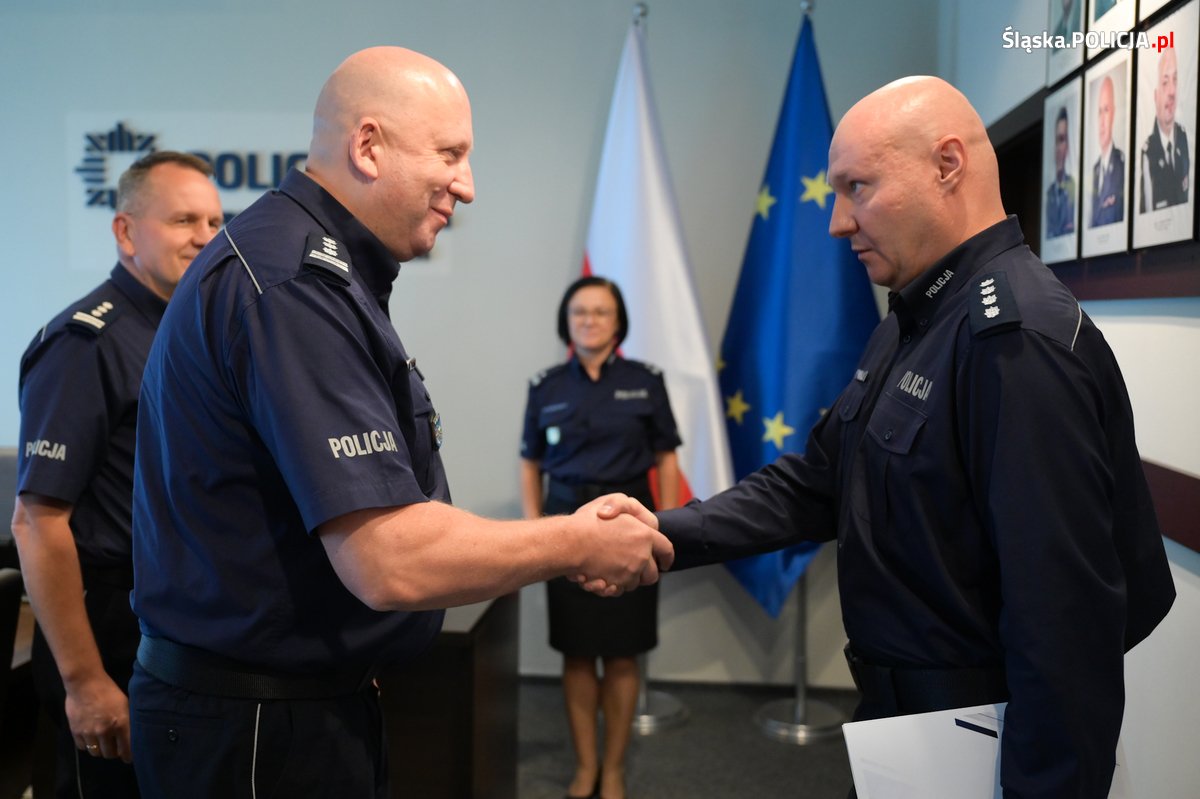 Przekazanie rozkazów nowemu zastępcy komendanta 22