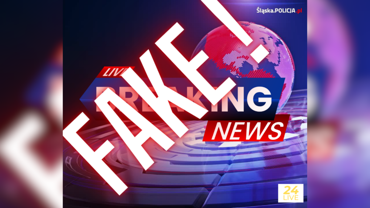 Śląska policja ostrzega przed fałszywymi informacjami związanymi z powodziami